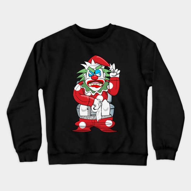 Fukko the Clown Crappy Crewneck Sweatshirt by tyrone_22